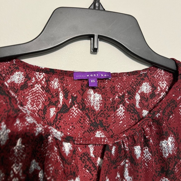 West Kei Veronica Tie Front Blouse - Picture 5 of 5